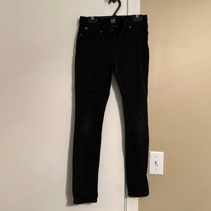 Girls black jeggings